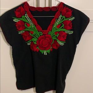 Typical Mexican embroider blouse